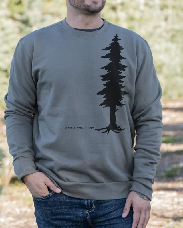 Street Sports Style ELDERS - Unisex Organic Cotton Crewneck