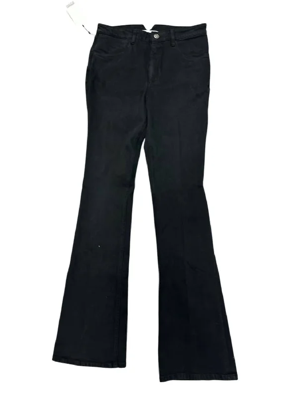 Simple Comfort Women's Micro Flare Jean In Black