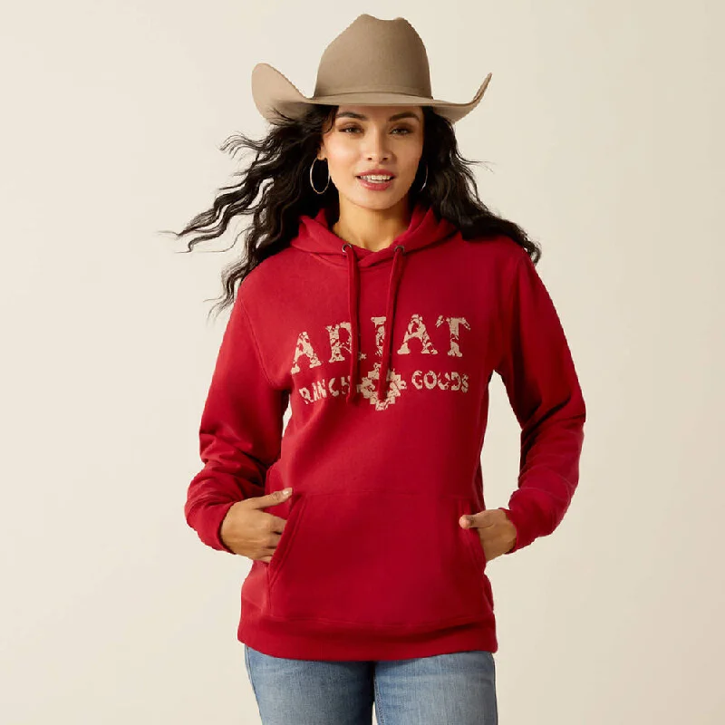 Fashionable Inner Wear Ariat 10052410 Women's Ranch Goods Hoodie Sweatshirt