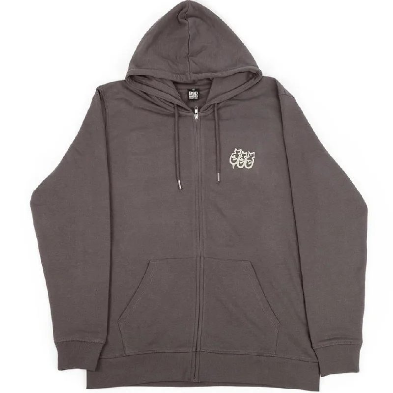 Trendy and versatile BSD Second Strike Zip Up Hoodie - Graphite
