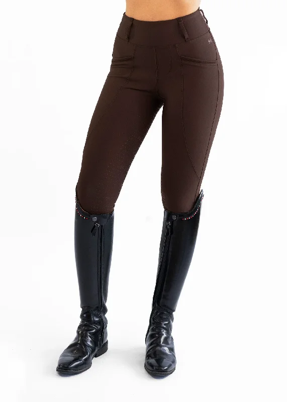 Street Style Pro Riding Leggings (Chocolate)