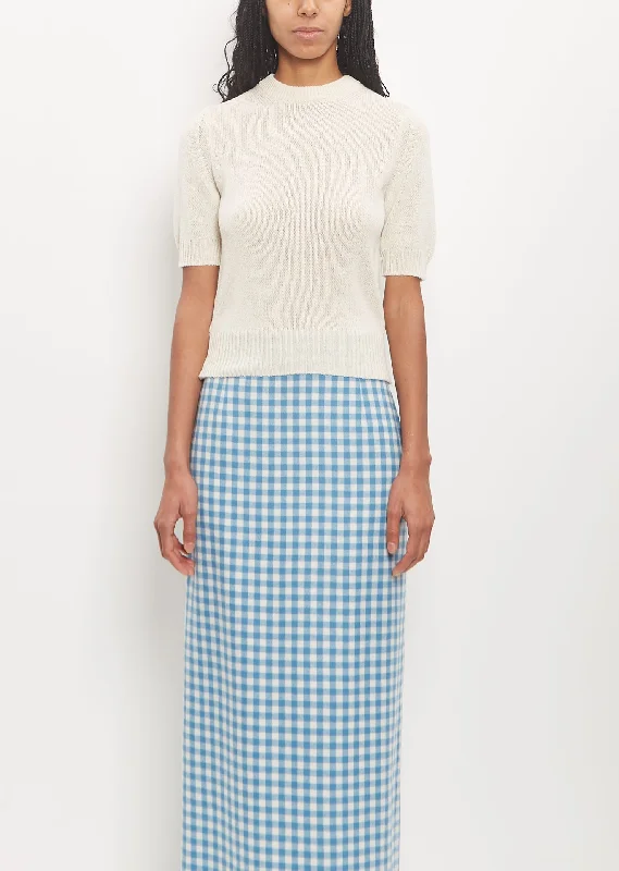 Cozy Shirts Cashmere Knit Summer Tee