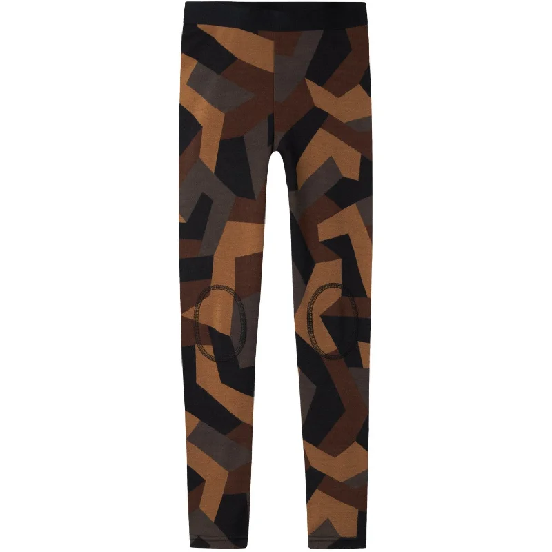 Multifunctional Style Name It Sparrow AOP Willto Wool Long Johns