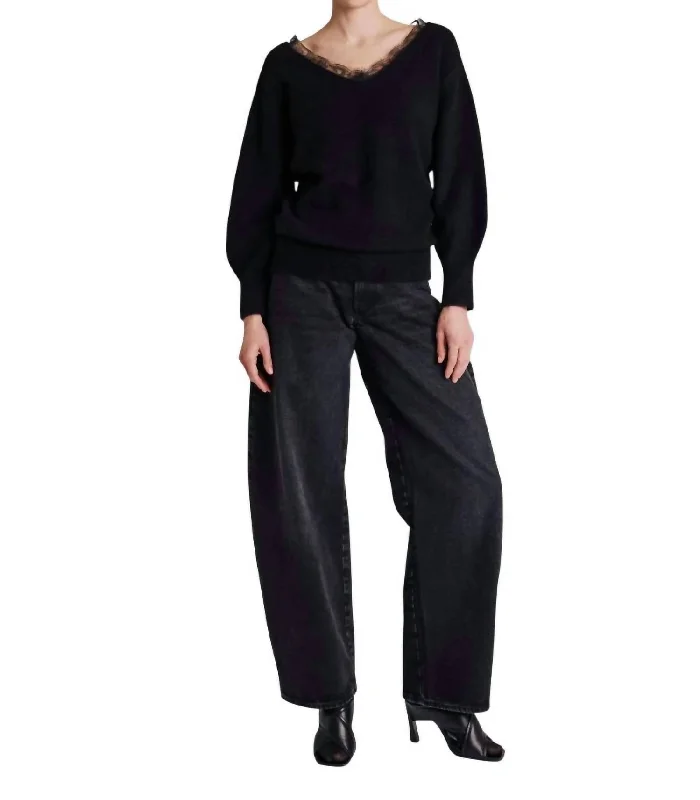 Comfortable Fashion Armania Sweater In Black