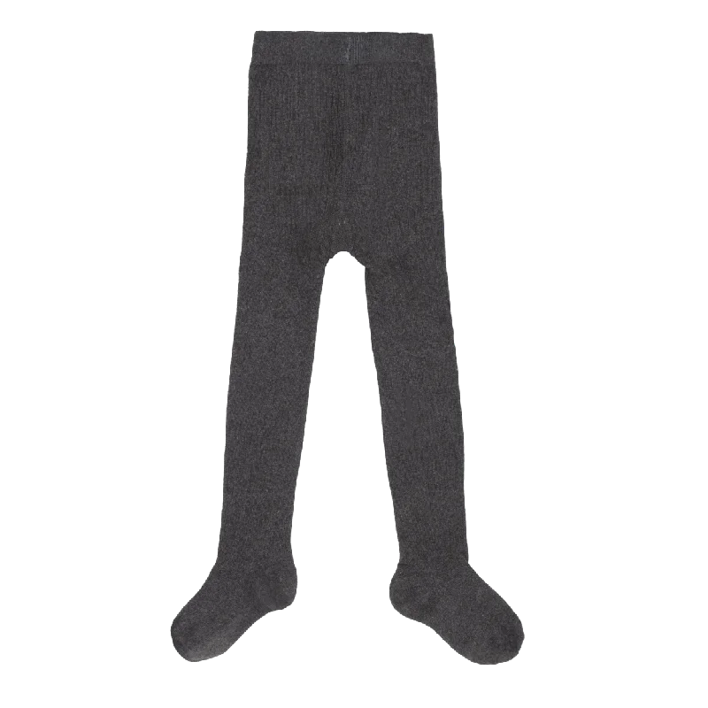 Youthful Style Aly Tights | Dark Grey Melange