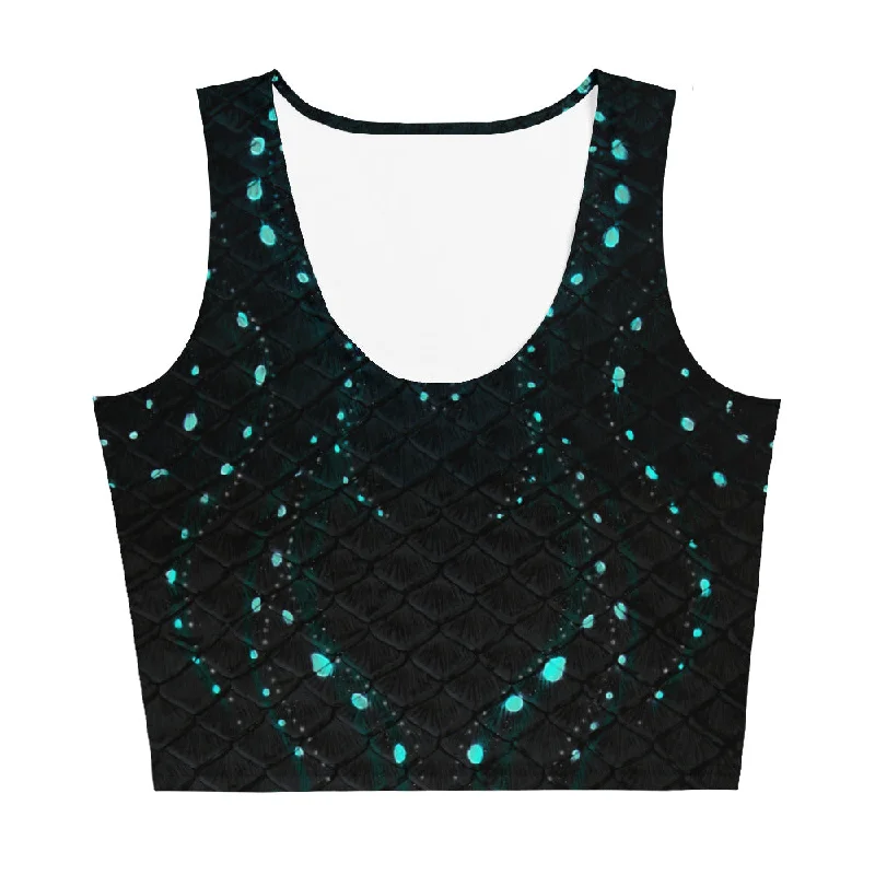 Sports suit style Twilight Tide Crop Tank