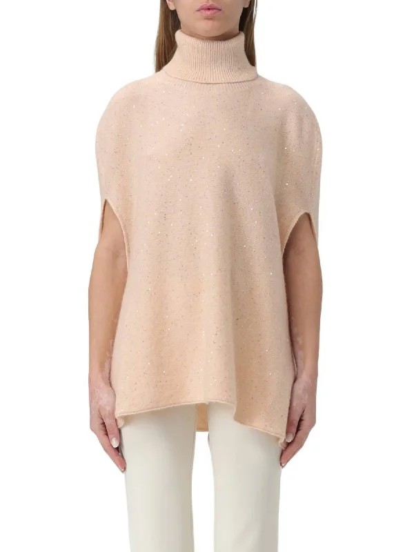 Fashionable Items Cashmere Blend Turtleneck Sweater In Cipria