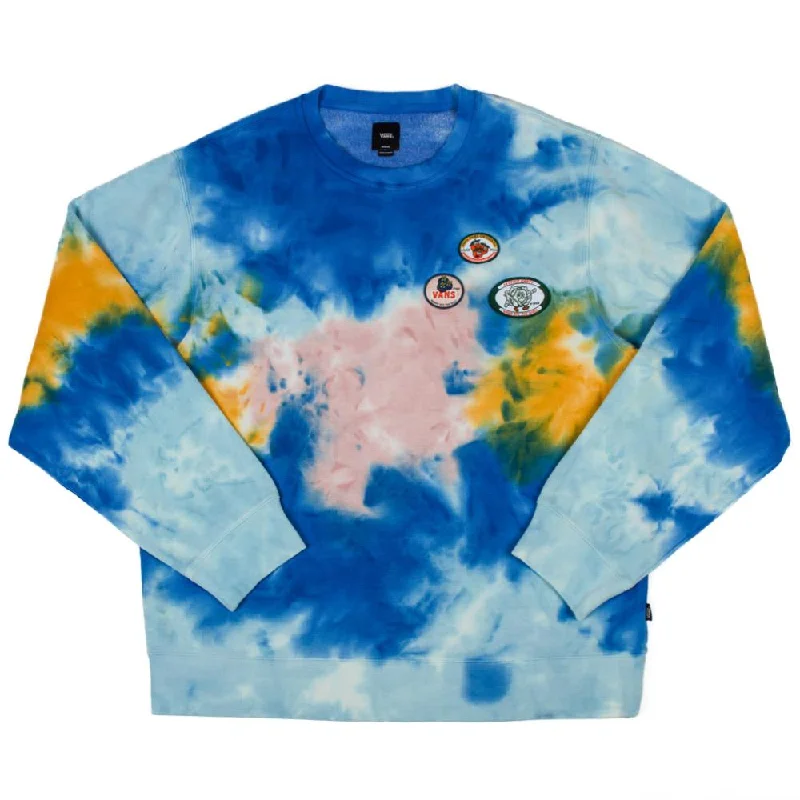 High waist design Vans Fresh Pair Crew Sweatshirt - Blue Glow