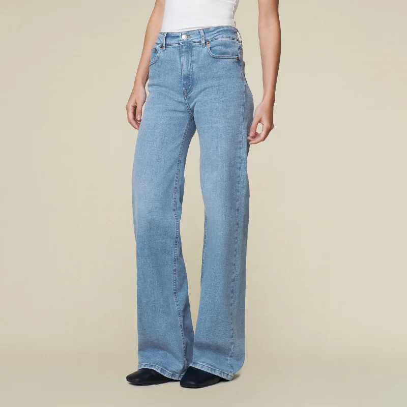 Spring Fashion Palazzo Angel Cloudy - Mid Rise Wide Fit