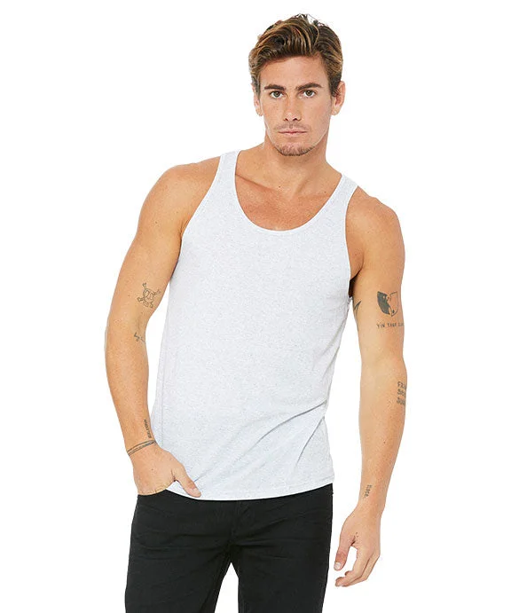 Soft Textures 3484 - Bella + Canvas Unisex Triblend Tank Top | White Fleck