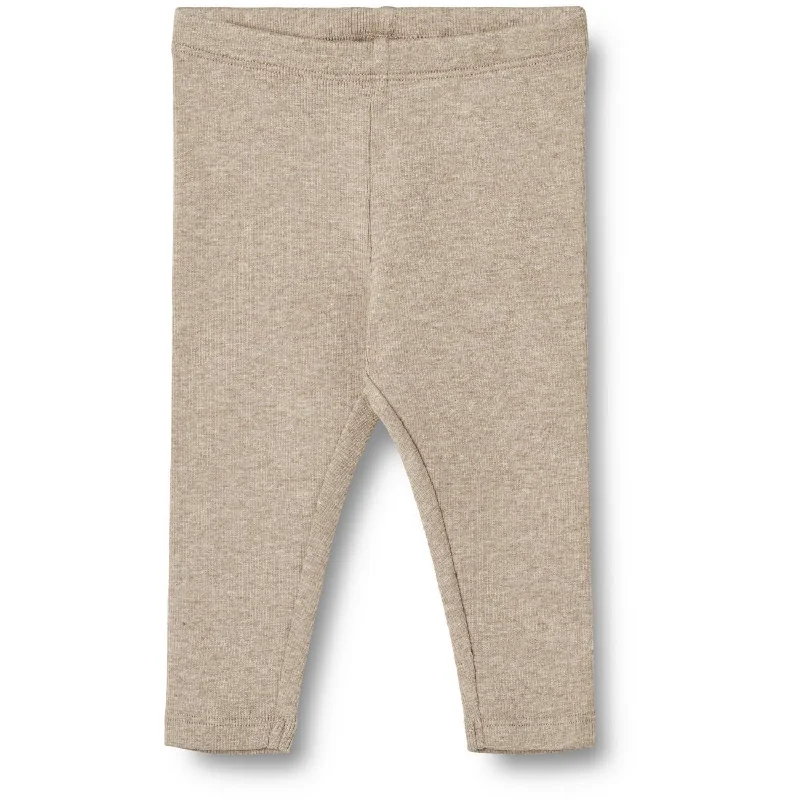 New Autumn And Winter Styles Wheat Gravel Melange Rib Leggings Maddy