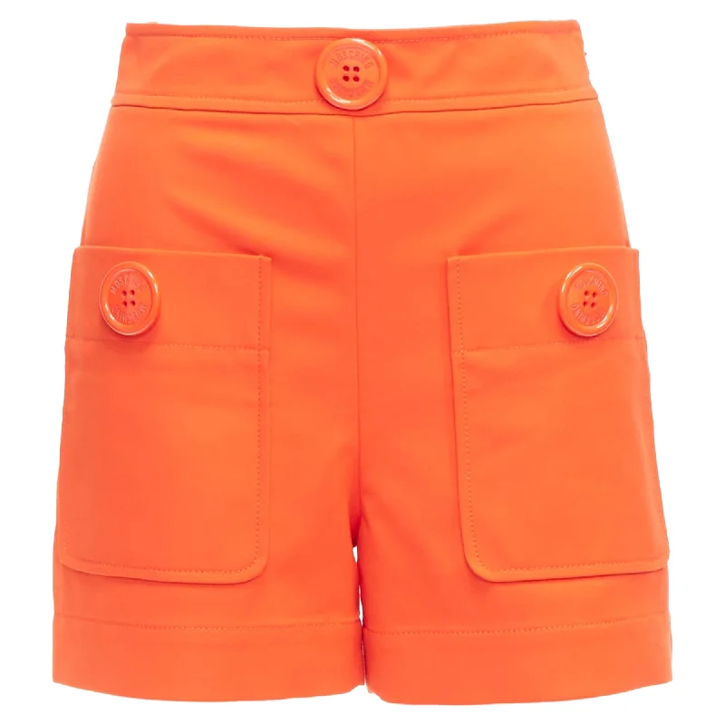Independent design Moschino Oversized Buttons High Waist Wide Leg Shorts