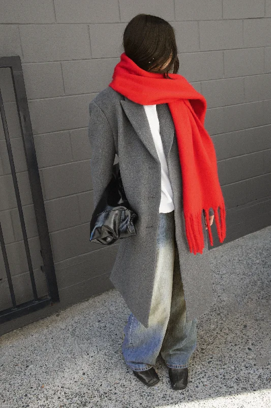 Artistic Temperament SOLID SCARF WITH TASSELS