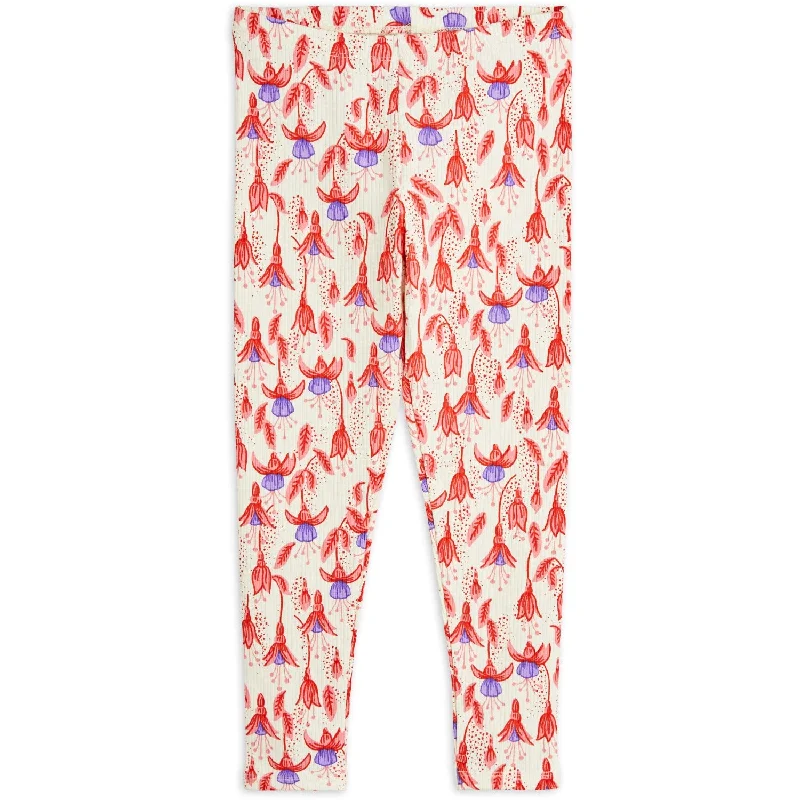Printed pattern Mini Rodini Red Fuchsia Aop Leggings