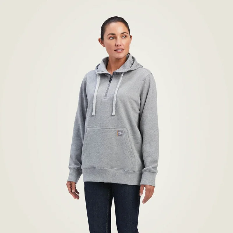 Minimal Style Ariat P20331 Women's Rebar Skill Set 1/2 Zip Hoodie