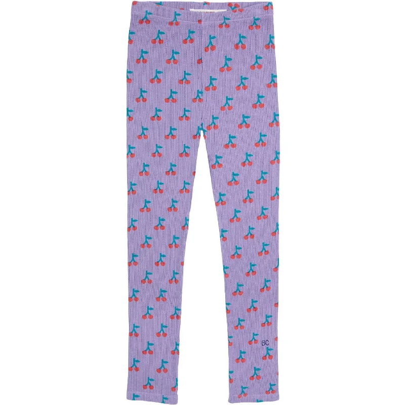 Must-have For Autumn And Winter Bobo Choses Lavender Bobo Cherry All Over Legging