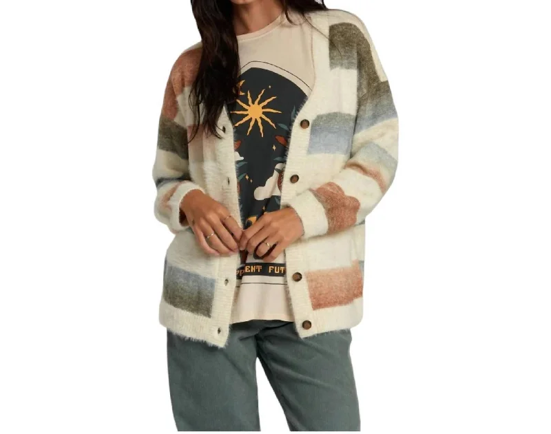 Girl Style Here We Are Cardigan In Multi-Color