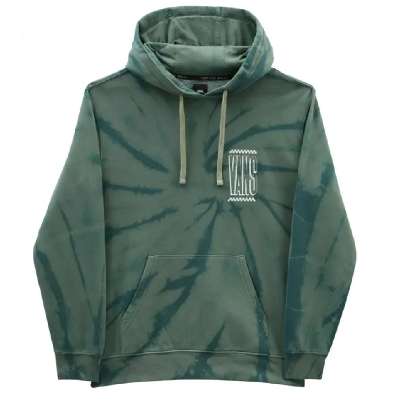 Fashionable And Versatile Vans Tall Type Tie Dye II Hoodie - Duck Green/Deep Teal