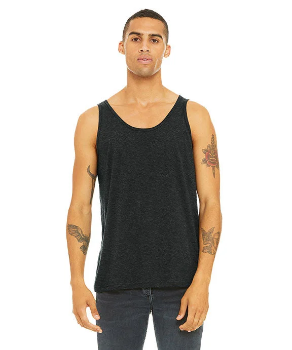 Relaxed Wear 3484 - Bella + Canvas Unisex Triblend Tank Top | Charcoal Black