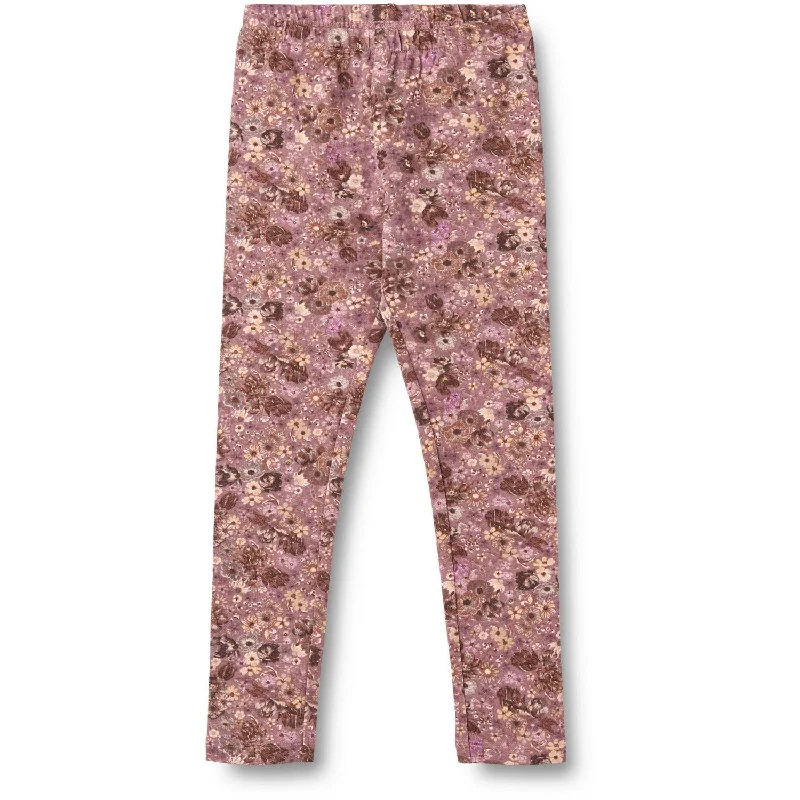 Trends Wheat Lavender Flowers Leggings Jules