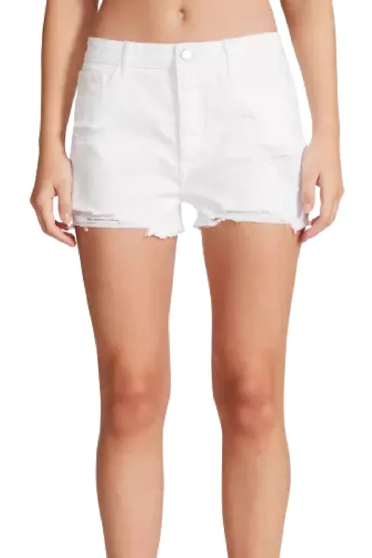 Sexy Fun Hot Shorts In White