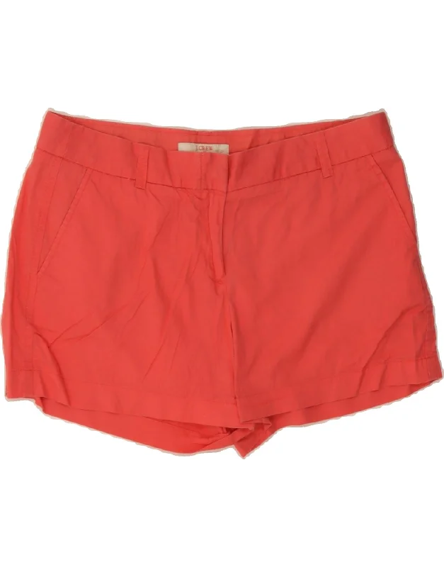 Relaxed Fit J. CREW Womens Chino Shorts US 12 Large W35  Red Cotton
