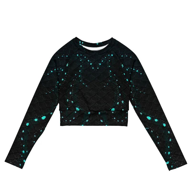 Street Sports Shoes Twilight Tide Recycled Cropped Rash Guard