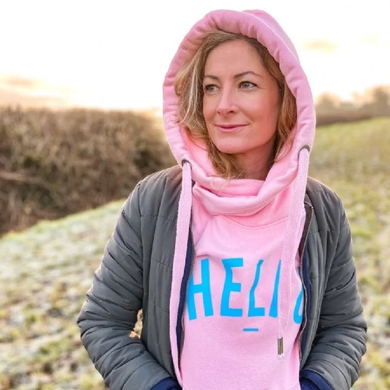 Comfortable Series Bubblegum Cowl Neck Hoodie