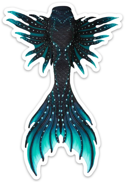 Classic style Twilight Tide Signature Tail Sticker