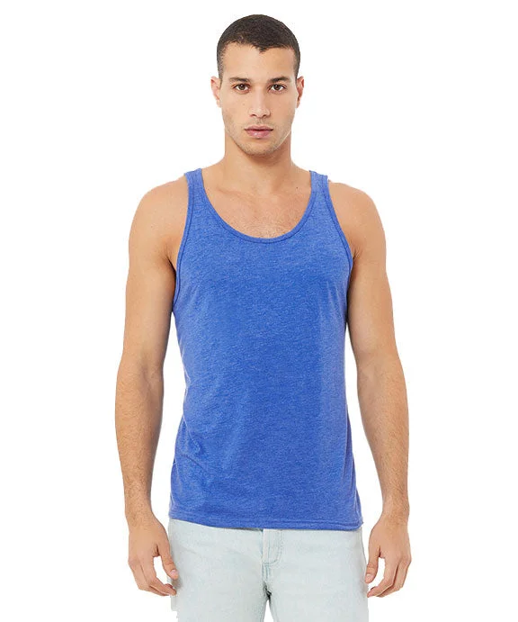 All-Day Comfort 3484 - Bella + Canvas Unisex Triblend Tank Top | True Royal
