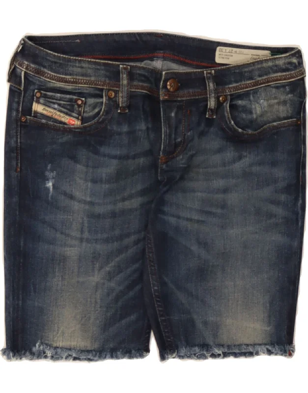 Summer Comfort DIESEL Womens Denim Shorts W27 Large  Blue Cotton