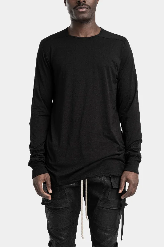 Mid-length Style Level long sleeve tee, Cotton gauze