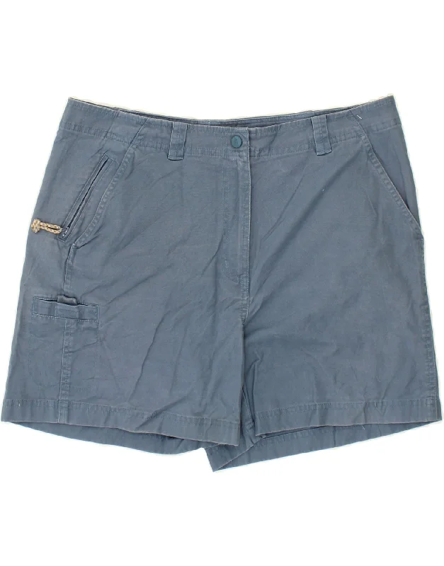 Chic Outfits L.L.BEAN Womens Cargo Shorts US 16 2XL W36  Blue Cotton