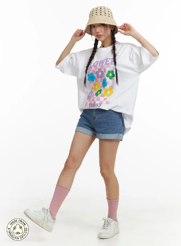 Autumn Selection Recycled Denim Shorts OM428