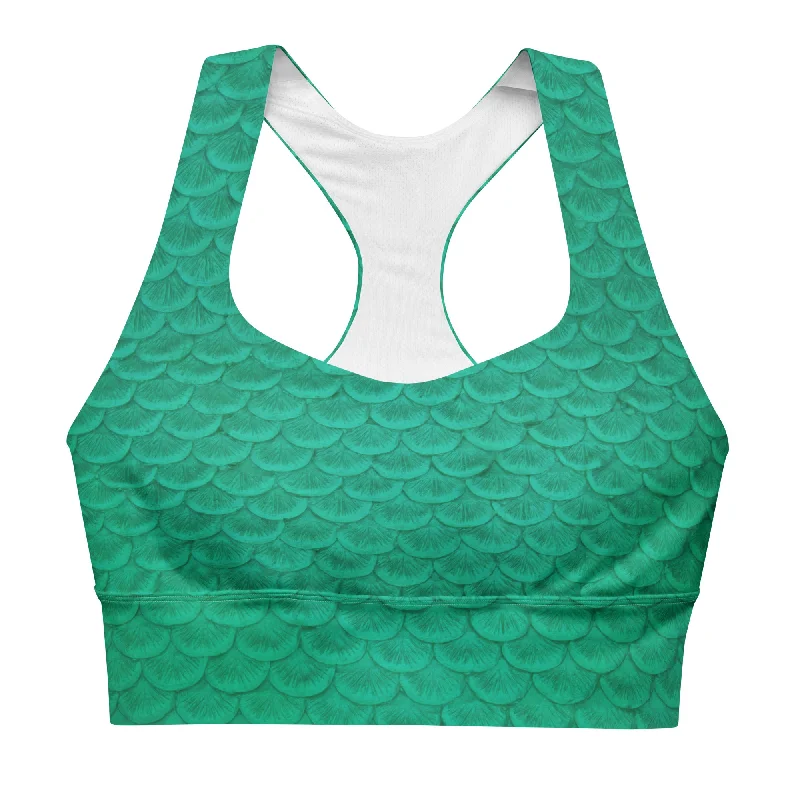 Cool Style Humphead Wrasse Longline Sports Bra
