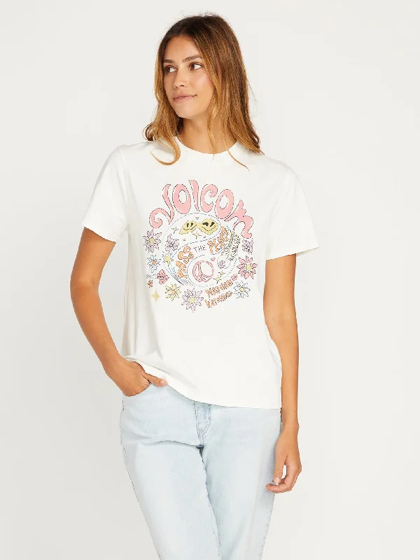 Sports Fitness Style Lock It Up Tee - Star White