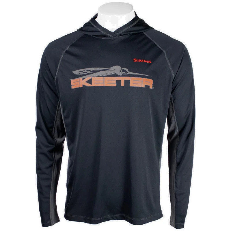 Soft Layers Skeeter Simms Black/Slate Challenger Solar Hoody