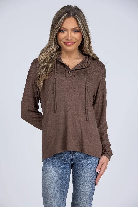 Warm Winter Series Looking Forward Women's Casual Pullover Hoodie Top