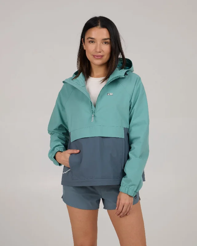 Minimal Style Mainsail Anorak - Sea Glass