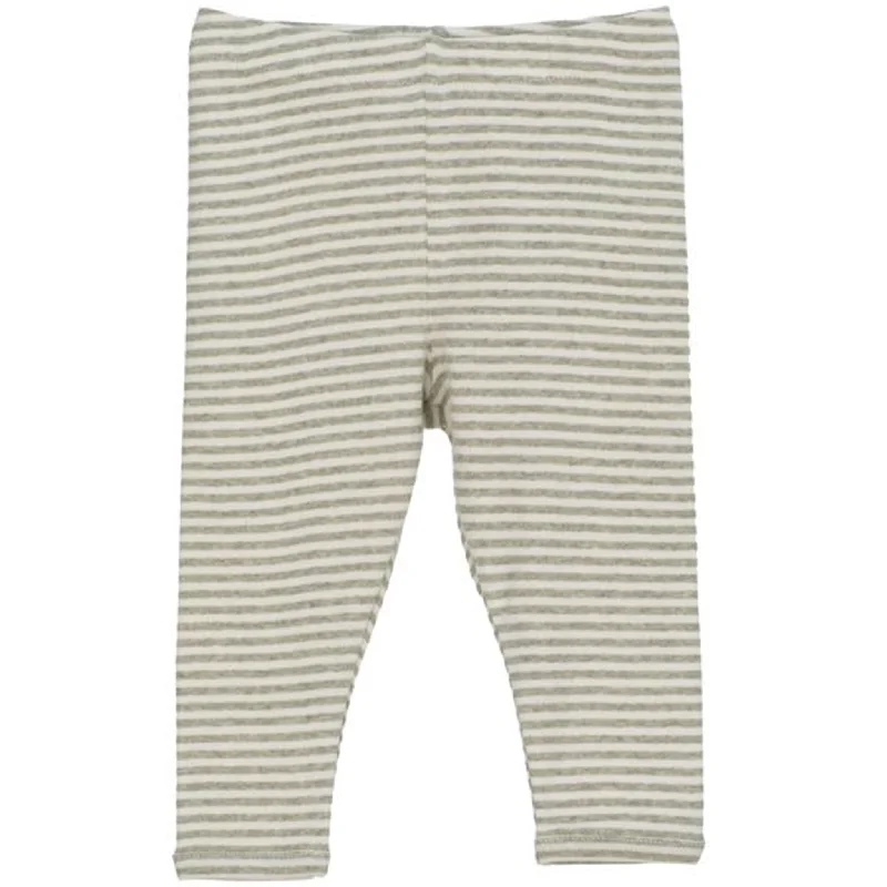 Trendy Casuals Serendipity Baby Stripe Leggings Sage/Ecru