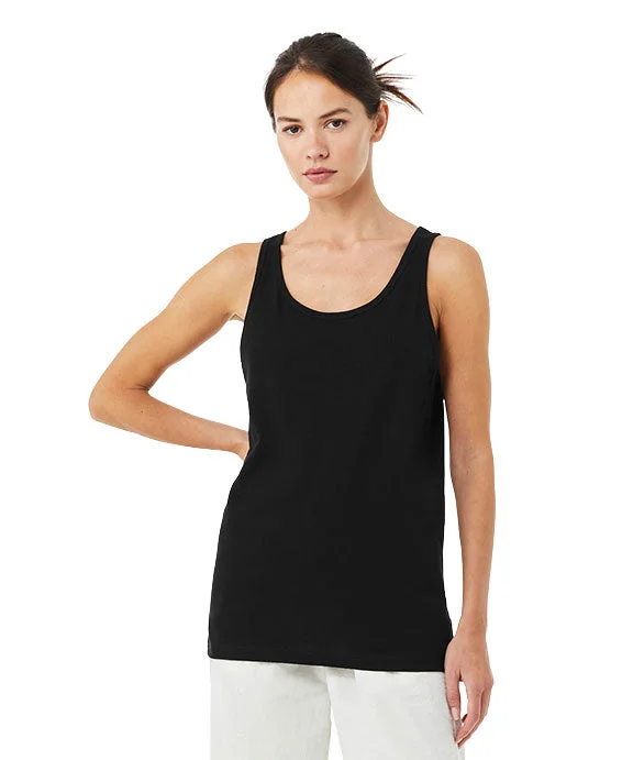 Chic Relaxation 3480CVC - Bella + Canvas Unisex Heather CVC Tank Top | Solid Black Blend