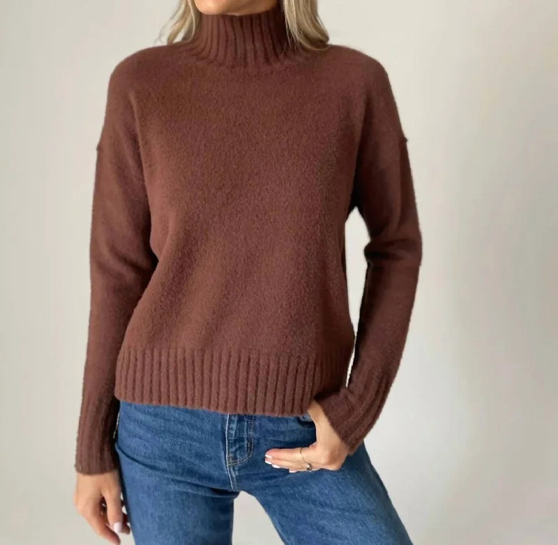 Smart Comfort Jessie Butter Sweater In Brown