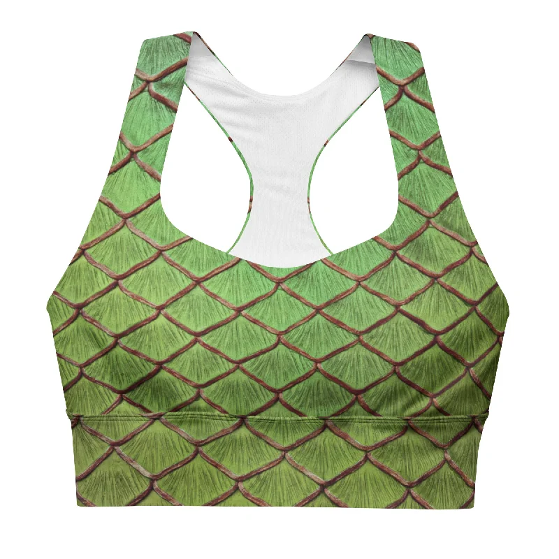 Printing decoration Mirkwood Longline Sports Bra