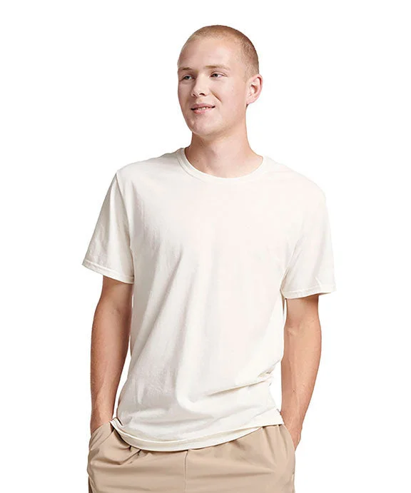 Economic Outlook 64STTM - Russell Athletic Unisex Essential Performance T-Shirt | Vintage White