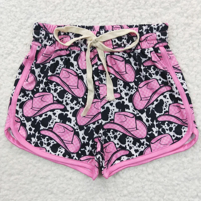 Dressing Tips cowgirls hat printed shorts SS0091