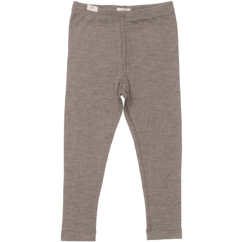Celebrity Picks COPENHAGEN COLORS Natural Melange Merino Light Knitted Leggings