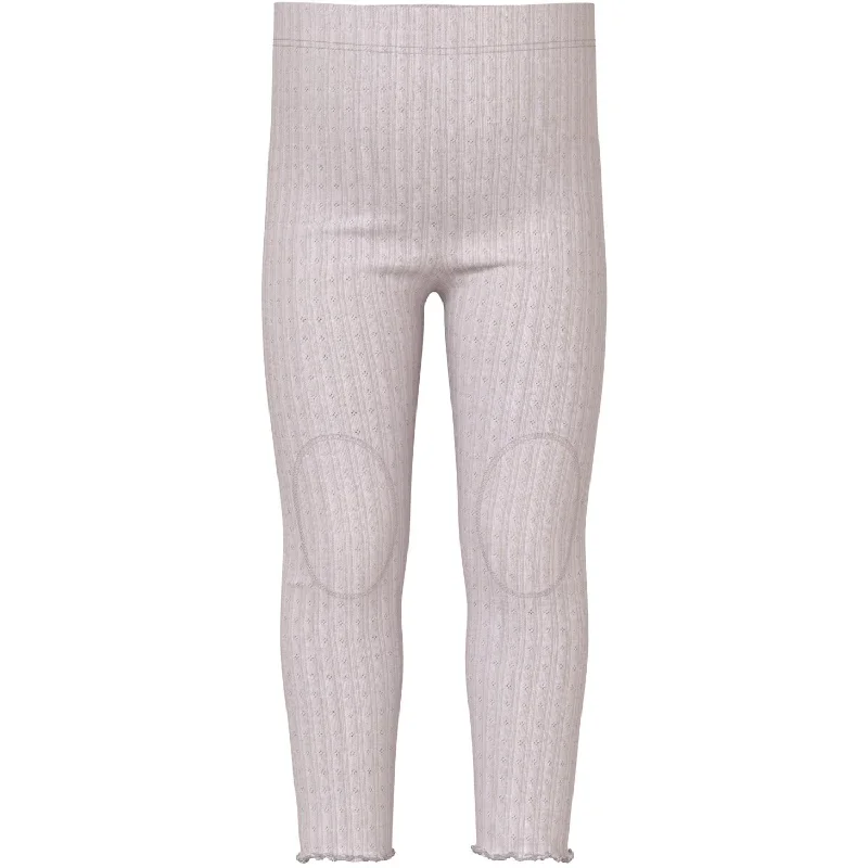 Body Design Name It Lilac Ash Wossa Wool/Silk Rib Leggings