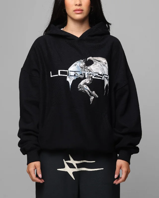 Sports Trend Loiter Chrome Deceiver Hoodie Black