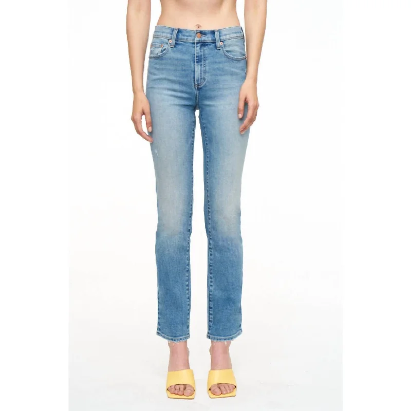 Sports Fitness Wear Monroe High Rise Jean In Hula Vintage Wash