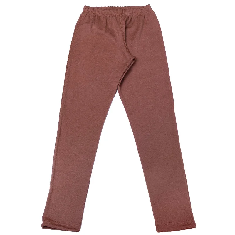 Embroidered Letters Joha Red/Brown Leggings